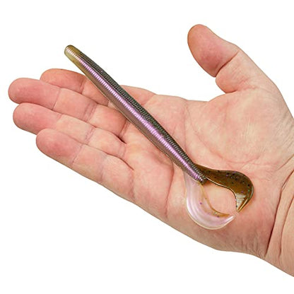 Berkley PowerBait Speed Boss Fishing Soft Bait - color: Skeet’s Green Money, size: 6 3/4"