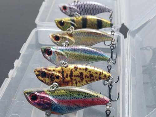 Minnow Crankbait for Bass Fishing Bass Lure Jerkbait Fishing Lures and Tackle Box - color: HL802KB