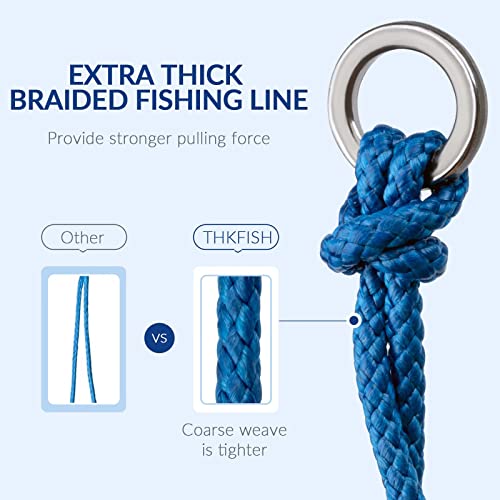 THKFISH Fishing Assist Hooks Saltwater Dancing Stinger Jigging Hooks Double Assist Replacement Fishing Hooks for Slow Pitch Jigs Vertical Jigging Lures 5pcs/15pcs/20pcs - color: red, size: #1/0-5pcs