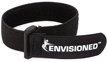 Elastic Reusable Cinch Straps 2" x 40" - 4 Pack Multipurpose Quality Hook and Loop Securing Straps - size: 2" x 40"