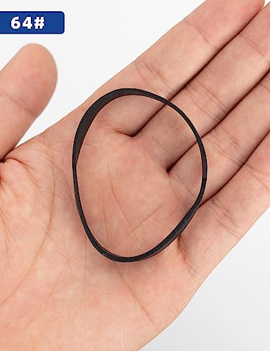 BLUEWING Tactical Rubber Bands Black 50g/250g Bait Rigging for Fishing, Size 8#, 32#, 64#, 81#, 105# - style: Size 05: 64# 50g/pack