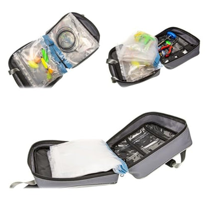 Tackle Binder Bag with Handle Fishing Lures Storage Bags Artificial Crankbait Portable Spoon Baits Lure Organizers