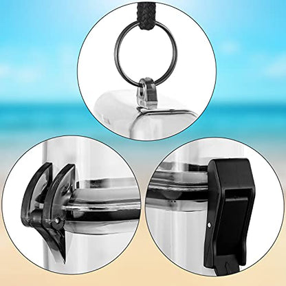 Outus 3 Pcs Waterproof ID Badge Holder Case with Waterproof Buckle 4.72 x 2.95 x 1.57 Inches Floating Sport Case Locker with Adjustable Hanging Rope Plastic Card Dry Box(Clear, Classic) - color: Clear, size: 4.72 x 2.95 x 1.57 Inch, style: Classic