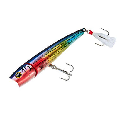 Creek Chub Knuckle Head Jointed Topwater Fishing Lure with Chugging and Popping Action - color: Threadfin Shad