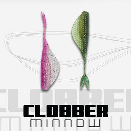 6th Sense – Clobber Minnow 2" – Soft Plastic Minnow – Crappie/Panfish Fishing – FFS Sonar Bait – (12 per Pack) Made in the USA - color: Chartreuse Minnow