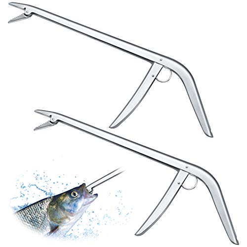 2Pcs Stainless Steel Fish Hook Remover Tool for Fishing, 11-1/2 in | Hook Removal Tool, Freshwater Saltwater Use, 2 Pack, Rust Resistant Steel, Easy Grip Handle