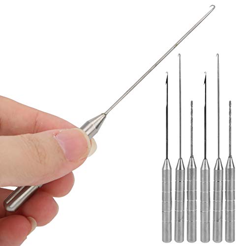 2 Set Fishing Rigging Combo, Stainless Steel Baiting Rig Tool Kit with Hook Needle Stringer Needle Drill, for Fishing Enthusiasts