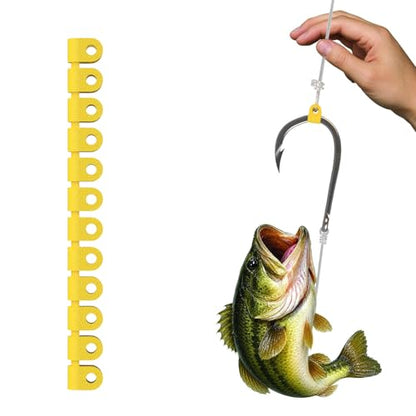 Humane No Touch Fishing Hook Removal Clip | Fits Trout Catfish Pike Bass | Catch & Release | Saltwater & Freshwater Tackle Variety Pack (12 Count)