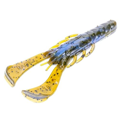 Strike King Rage Scounbug Soft Bait Fishing Lure, 3.5", 2 Rage Flange Pincers - color: Blue Craw
