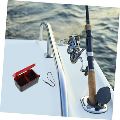TOYANDONA 2pcs Fishing Bait Kit Portable Soft Bait Organizer Leakproof Worm Containers for Freshwater Saltwater