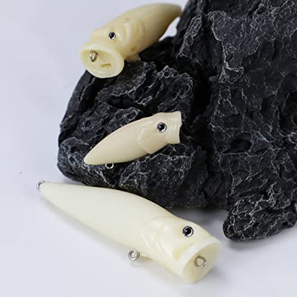 Blank Hard Lures Kit Unpainted Fishing Baits Sets Crankbait Wobblers Freshwater Fish Lure Wobblers Minnow Lure Bodies Fishing Tackle - color: 30PCS-B