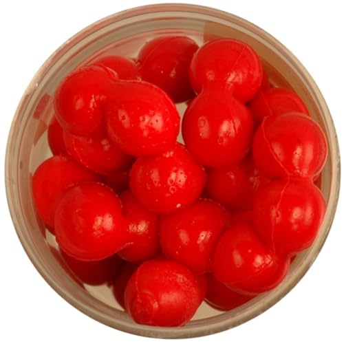 Berkley PowerBait Power Eggs Floating Magnum Fishing Soft Bait - color: Salmon Egg Red - Original Scent