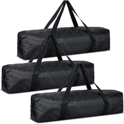 3 Pcs Tripod Carrying Case Bag Water Resistant Durable Lightweight Multifunctional Tripod Carrying Case with Heavy Duty Suit for Tent, Fishing Pole, Lights, Speakers, Cameras(Black,28 Inch) - size: 28 Inch