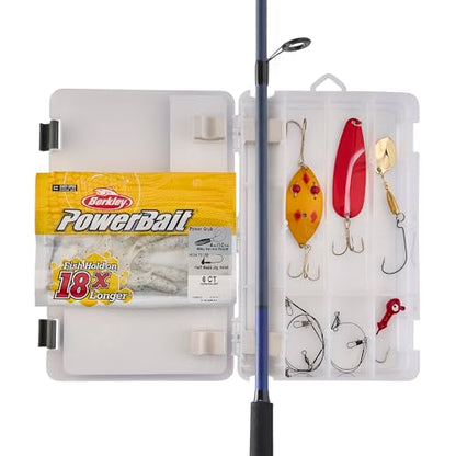 Shakespeare Catch More Fish Spinning Reel and Fishing Rod Combo with Kit - color: Pike, style: 2024 Model