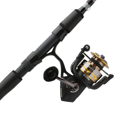 Penn Battle IV Spinning Reel and Fishing Rod Combo - size: 2500 Size Reel - 7' - Medium Light - 1pc, style: Battle IV Le