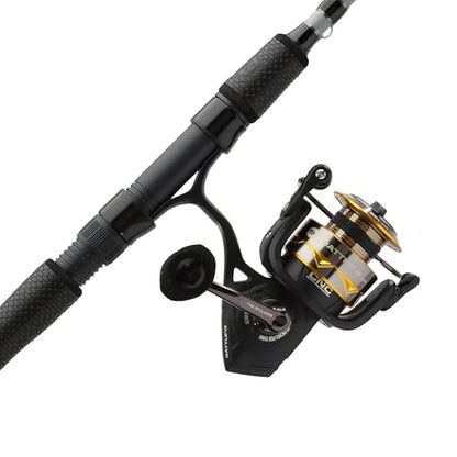 Penn Battle IV Spinning Reel and Fishing Rod Combo - size: 2500 Size Reel - 7' - Medium Light - 1pc, style: Battle IV Le