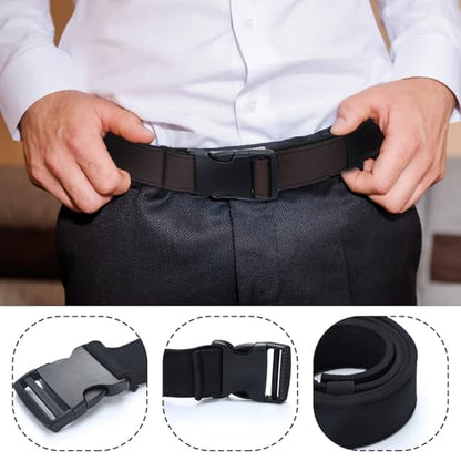 Coume 3 Pcs Neoprene Adjustable Wading Fishing Belt Waterproof with Adjustable Buckle Wader Belt for Men Fly Fishing Hiking Kayaking Outdoor Treading Water Accessories