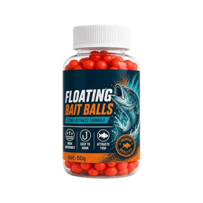 Fish Bait Floating Lure Strike High Buoyancy Floating Bait Pellet Indicator | Bait Balls for High-buoyancy floating bait pellets; fish-attracting formula with Lakes Rivers Sports Outdoors Trout Cod Bass