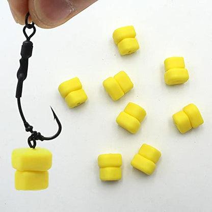 Double Corns Bait Fishing Accessories Fishing Tackle Fishing Boilies Bait Corn Shape Plastic Bait Floating Corn