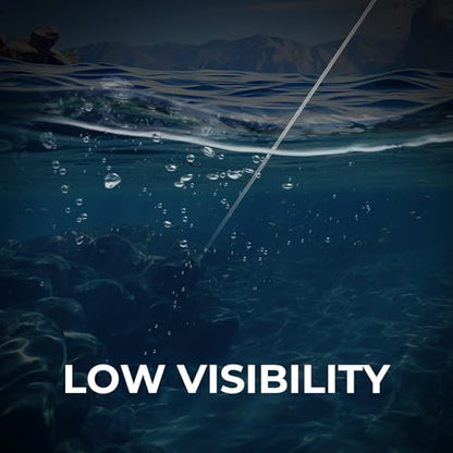 KastKing Kovert 100% Fluorocarbon Fishing Line - Clear Fishing Leader, High Sensitivity, Strong Knot Strength, Shock & Abrasion Resistant, Extreme Clarity, Ultra-Low Visibility, Fast Sinking - color: Kovert Classic (Durable & Abrasion Resistant）, size: 6L