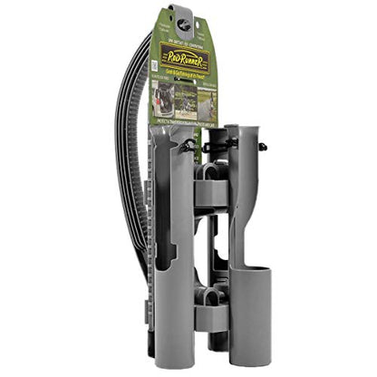 Rod-Runner Fishing Rod Rack - Express 3 Fishing Rod Carrier - Gray