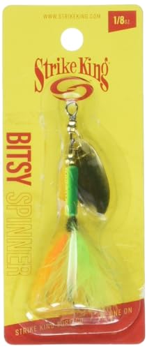 Strike King Bitsy Spinner Wire Bait - color: 317 - Bleeding Firetiger, size: 1/8 oz