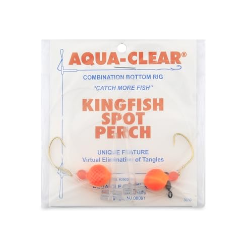 Aqua-Clear Hi-Lo Combo Rig - Bead/Float - color: Red/Orange, style: Kahle