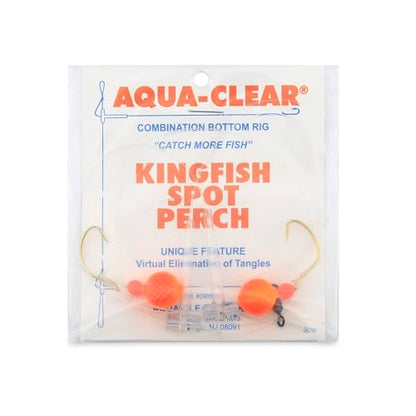 Aqua-Clear Hi-Lo Combo Rig - Bead/Float - color: Red/Orange, style: Kahle