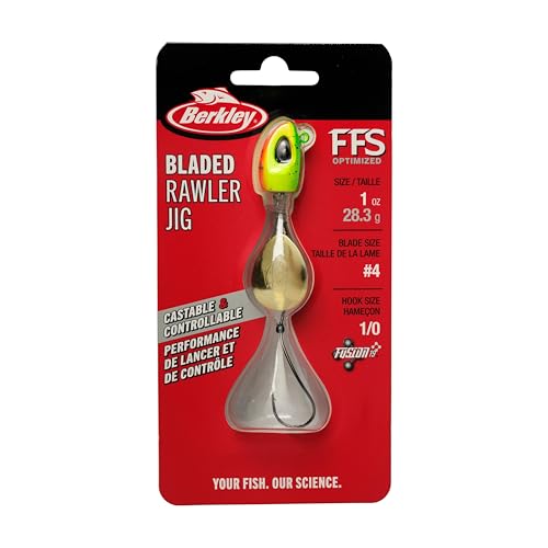 Berkley Bladed Rawler Jig - color: Firetiger, size: 1 oz - 1/0 Hook Size
