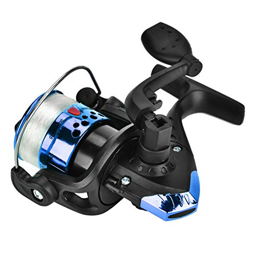 Fishing Reels,Light Weight, Ultra Smooth Powerful,Size 500 is for Ultralight/Ice Fishing,for Reel Rod, Raft Rod(Electroplating Blue)