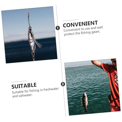 Fishing Buckle Sea Fishing Swivels Catfishing Holder Quick Feeder Fishing Bait Fishing Gadgets Sea - size: 2.4x0.7 cm
