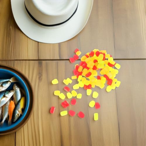 LABRIMP 150pcs Soft Silicone Artificial Corn Fishing Lures for Carp and Trout, Floating Simulation Bait with Reusable Design for Freshwater Fishing