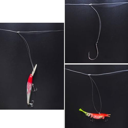 MASTERPRO Pre-Tied Dropper Loop Rigs, Fishing Line Spool 10LB 15LB 20LB 30LB 40LB 50LB 60LB 80LB 100LB, Suitable for Saltwater Freshwater Fishing - size: small bobbin-10LB
