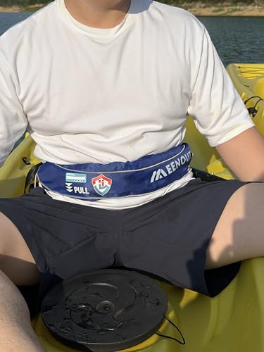 Automatic Inflatable Belt Pack Water Sports Jacket Waist Belt PFD for SUP Paddleboarding Fishing Boating Kayaking（fit 80-330 lbs） (Blue) - color: Blue