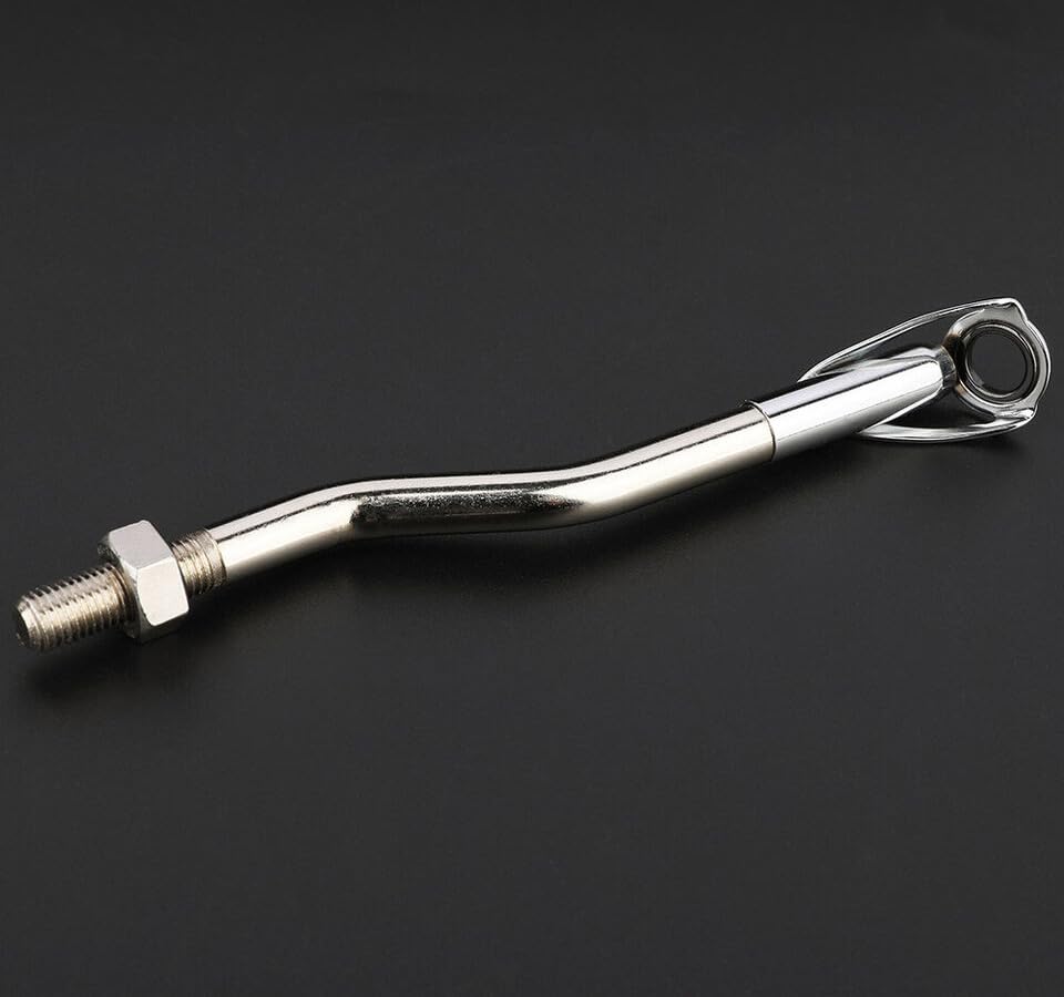 Replacement Part New Bowfishing Rod Attachment Bow Fishing Reel Seats Shoot Thru Rod Stainless Steel