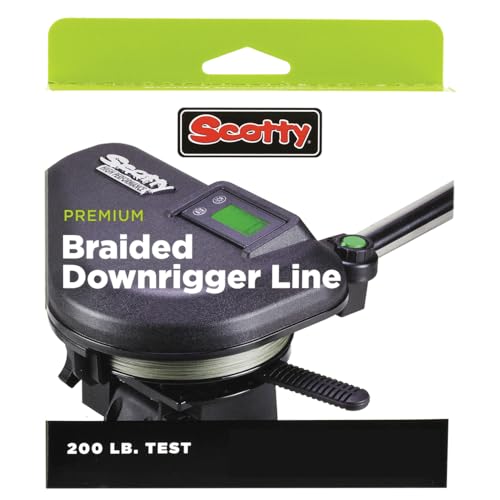 Scotty Power Braid Downrigger Line - size: 200-Pound Test/400-Feet Spool with Kit