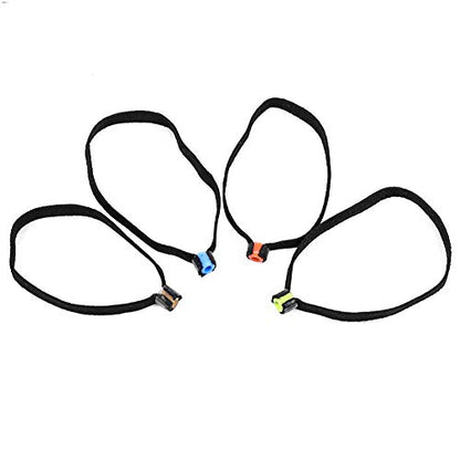 4PCS Fish Wire Loops, 8.5cm/3.35inch Fishing Tackle Replacement, Elastic Fabric Light Fishing Line Leader Fishing Tippet Tackle Tool Replacement for Fishing Tackle Outdoor Activities Fittings