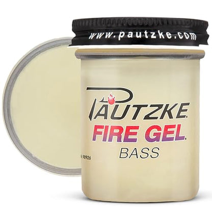 Pautzke Fire Gel Bait Scent Fishing Attractant, Long-Lasting Fish Scent Gel, Freshwater Saltwater Compatible, Strong Scent Trail, Easy Apply Lure Enhancer - color: Bass