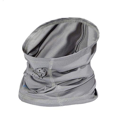 HOT SHOT Cooling Fishing Gaiter - UPF 50 Sun Protection – Breathable Face Mask - color: Gray