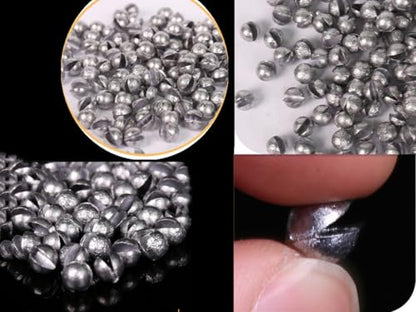 Split Shot Fishing Weights Fishing Sinkers Lead Split Shot Fishing Weights Sinkers Split Shot Sinkers for Fishing -Space Sinker 500Pcs - color: 0.2G / 0.0004LB