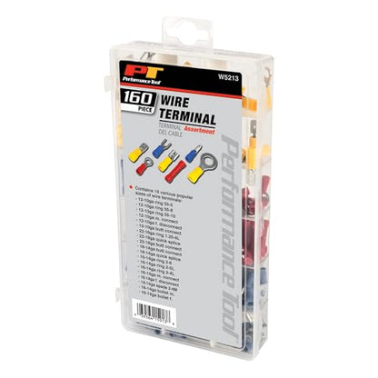 Performance Tool W5213 160 pc Wire Terminal Assortment