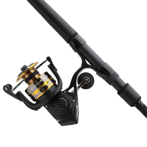 Penn Battle IV Spinning Reel and Fishing Rod Combo - size: 5000 Size Reel - 8' - Medium Heavy - 2pc, style: Battle IV Le