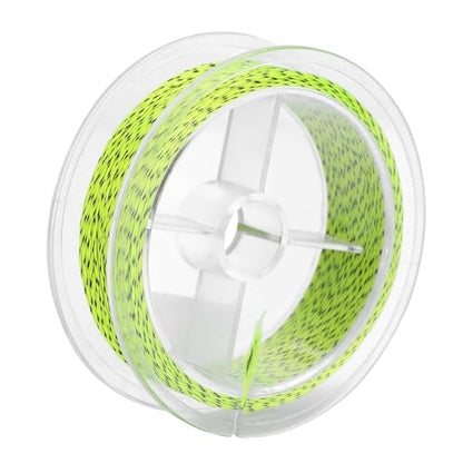 2PCS 164ft Fly Fishing Line – 8-Strand Line Floating Backing for Freshwater & Saltwater, High-Visibility Colors - color: Yellow&Black-30lb