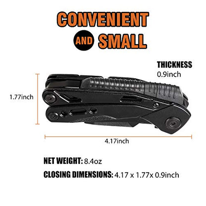 15 in 1 Multitool Pliers, Gifts for Men, White Elephant Gifts for Adults, Stocking Stuffers for Men, Christmas Gift for Dad Him, Husband, Boyfriend, Grandpa - style: Multitool Knife