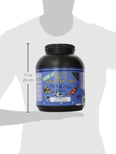 MICROBE-LIFT MLLSPLG Sinking Fish Food Pellets for Ponds, Water Gardens, and Fountains, for Live Goldfish and Koi, 5.75 Pounds - size: 5.75 Pound (Pack of 1)