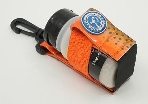 Loon Outdoors Easy Dry Powder Dry Fly Floatant with Kingfisher Dry Shake Holder - color: Fall Run Brown Trout