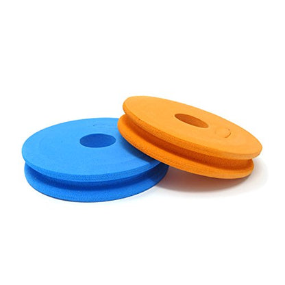 Honbay 20PCS Round Fishing Line Foam Spools - 68mm/2.68inch Storage Holders, Rigs & Hooks Boards, Winding Boards - Random Colors