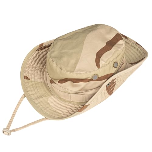 Sun Hats for Men Women Bucket Hat UPF 50+ Boonie Hat Foldable UV Protection Hiking Beach Fishing Summer Safari - color: 1pack-sanshabc Camo
