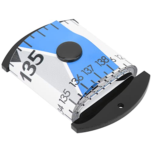 Fish Measuring Ruler, 138cm x 5cm Foldable Fish Measuring Tape with Accurate Calibration, Easy to Clean PVC Material, for Fishing Measurement Tool (Blue) - color: Blue