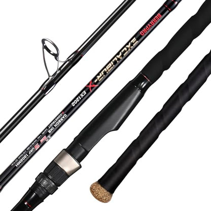 BERRYPRO Surf Spinning Rod Carbon Fiber Surf Rod Travel Fishing Rod (9'/10'/11'/12') - style: 10'-spinning-2pc